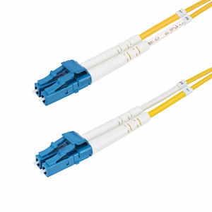 StarTech.com Cable de Fibra Óptica Dúplex LC a LC (UPC) OS2 Monomodo de 10m - 9/125µm - 100G - Resistente a Dobleces - Low Inser