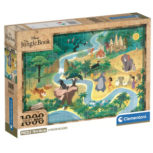 Puzzle Mapa El Libro de la Selva Disney 1000pzs Puzzle Mapa El Libro de la Selva Disney 1000pzs