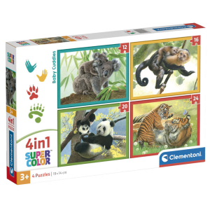 Puzzle Noli Baby Cuddles 12-16-20-24pzs Puzzle Noli Baby Cuddles 12-16-20-24pzs