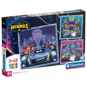 Puzzle maxi Batwheels 3x48pzs en GAME.es