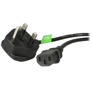 StarTech.com Cable de 1,8m de Alimentación de Ordenador, 18AWG, BS 1363 a C13, 10A 250V, Cable de Alimentación de Repuesto, Cabl