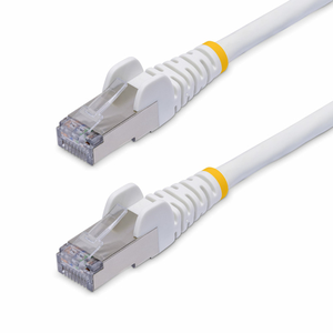 StarTech.com Cable de Red Ethernet CAT8 Blanco de 2m - Snagless - sin Pestillo - 25G/40G - 2000MHz - PoE++ 100W - 26AWG - S/FTP