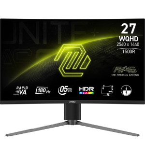 MSI MAG 27CQ6PF pantalla para PC 68,6 cm 27 2560 x 1440 Pixeles Quad HD LCD Negro