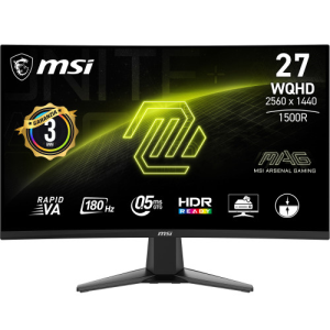 MSI MAG 27CQ6F pantalla para PC 68,6 cm 27 2560 x 1440 Pixeles Quad HD LCD Negro