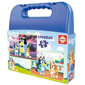 Puzzle maleta Bluey 2x20pzs Puzzle maleta Bluey 2x20pzs