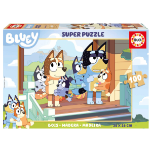 Puzzle Bluey madera 100pzs Puzzle Bluey madera 100pzs