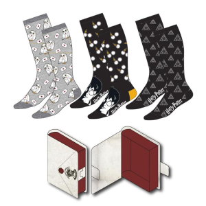 Set 3 calcetines Harry Potter para Merchandising en GAME.es