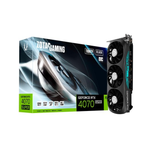 ZOTAC GAMING GeForce RTX 4070 SUPER Trinity OC Black Edition 12GB GDDR6X