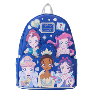 Mochila Manga Style Princesas Disney Loungefly 26cm Mochila Manga Style Princesas Disney Loungefly 26cm