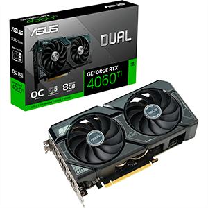 ASUS Dual -RTX4060TI-O8G-SSD NVIDIA GeForce RTX 4060 Ti 8 GB GDDR6