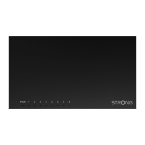 Strong SW8000M Gigabit Ethernet (10/100/1000) Negro - Switch