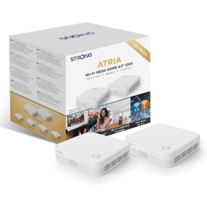 Strong WI-FI Mesh Home Kit 1200 2,4 GHz 5 GHz Wi-Fi 5 80211ac Blanco 2uds - Mesh Strong WI-FI Mesh Home Kit 1200 2,4 GHz 5 GHz Wi-Fi 5 80211ac Blanco 2uds - Mesh