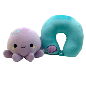 Almohada viaje peluche Swapseazzz Pulpo Adoramals