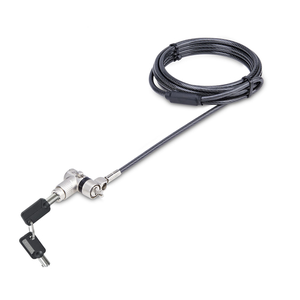StarTech.com Cable de 2m Universal de Seguridad para Ordenador Portátil - Cable de Bloqueo Compatible con Noble Wedge/Nano/K-Slo