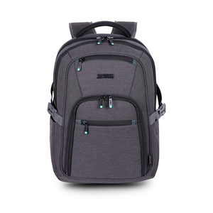 Urban Factory HTE14UF mochila Mochila de viaje Negro, Gris Poliéster, Tereftalato de polietileno reciclado (rPET)