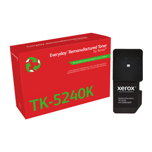 Tóner Everyday™ Negro remanufacturado de Xerox es compatible con Kyocera TK-5240K, Capacidad estándar