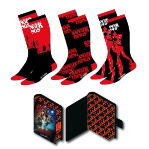 Set 3 calcetines Stranger Things adulto surtido