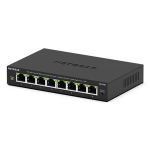 NETGEAR GS308E Gestionado L2/L3 Gigabit Ethernet (10/100/1000) Negro