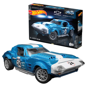 Juego de construccion MEGA Hot Wheels Coche Corvette Grand Sport del 63