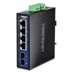 Trendnet TI-G51SC switch No administrado Gigabit Ethernet (10/100/1000) Negro