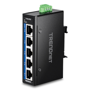 Trendnet TI-GLC50 switch No administrado Gigabit Ethernet (10/100/1000) Negro
