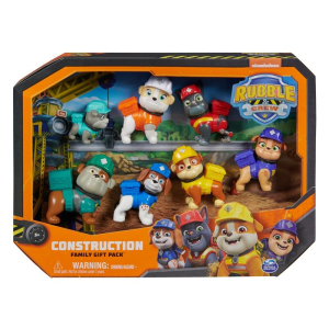 Blister 7 figuras Equipo Rubble Patrulla Canina Paw Patrol Blister 7 figuras Equipo Rubble Patrulla Canina Paw Patrol