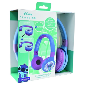 Lexibook HPBT010D auricular y casco Auriculares Inalámbrico y alámbrico Diadema Llamadas/Música USB Tipo C Bluetooth Azul, Azul