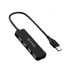 ADAPTADOR UNICO USBA A 4 USBA BLACK
