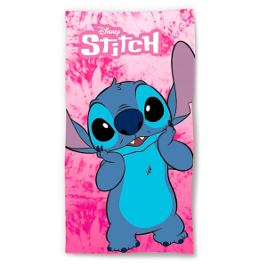 Toalla Pink Stitch Disney microfibra