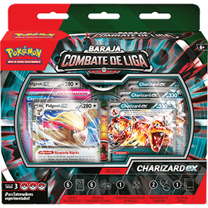 Baraja Combate de Liga de Charizard ex de JCC Pokémon