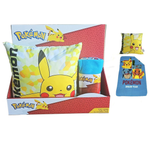 Set manta polar cojin Pokemon