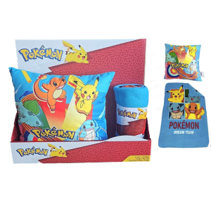Set manta polar cojin Pokemon para Merchandising en GAME.es