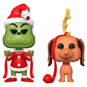 Blister 2 figuras POP The Grinch Grinch #38 Max en GAME.es