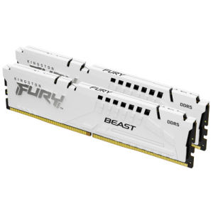 Kingston Technology FURY Beast 32GB 6000MT/s DDR5 CL36 DIMM (Kit de 2) White EXPO