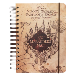 Cuaderno A5 Mapa del Merodeador Harry Potter en GAME.es