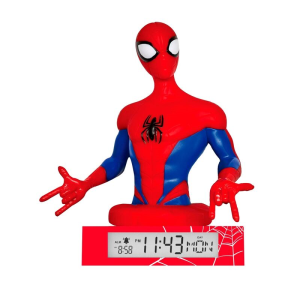 Lampara 3D con despertador Spiderman Marvel Lampara 3D con despertador Spiderman Marvel