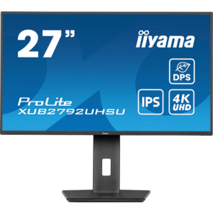 iiyama ProLite XUB2792UHSU-B6 pantalla para PC 68,6 cm (27") 3840 x 2160 Pixeles 4K Ultra HD LED Negro