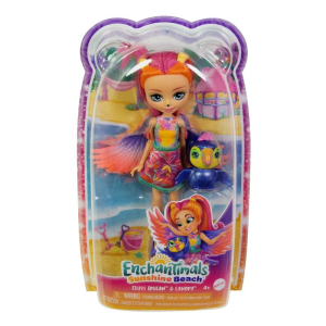 Muñeca Trippi Toucan Sunshine Beach Enchantimals Muñeca Trippi Toucan Sunshine Beach Enchantimals