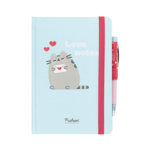 Cuaderno A5 premium boligrafo proyector Purrfect Love Pusheen en GAME.es