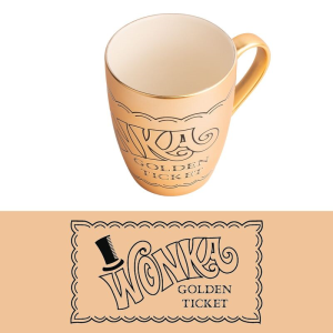 Taza Golden Ticket Willy Wonka 350ml Taza Golden Ticket Willy Wonka 350ml