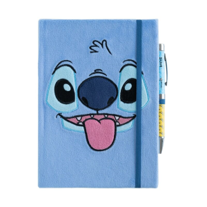 Cuaderno A5 premium boligrafo proyector Stitch Disney
