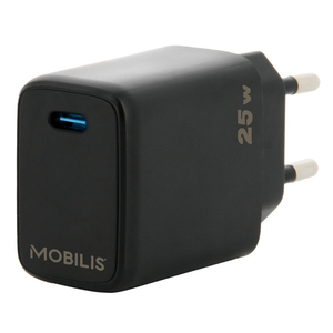 Mobilis 001380 cargador de dispositivo móvil Universal Negro Corriente alterna Carga rápida Interior