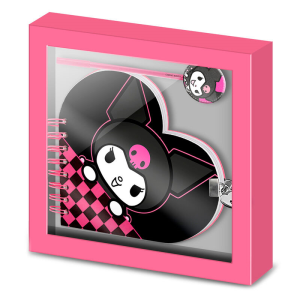 Set diario boligrafo Kuromi Hello Kitty