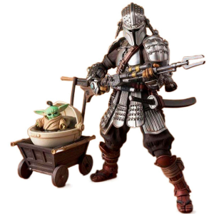 Figura Ronin Mandalorian Beskar Armor Grogu Star Wars 18cm Figura Ronin Mandalorian Beskar Armor Grogu Star Wars 18cm
