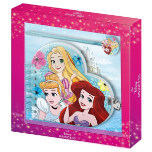 Set diario boligrafo Princesas Disney