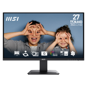 MSI Pro MP273U pantalla para PC 68,6 cm 27 3840 x 2160 Pixeles 4K Ultra HD Negro MSI Pro MP273U pantalla para PC 68,6 cm 27 3840 x 2160 Pixeles 4K Ultra HD Negro