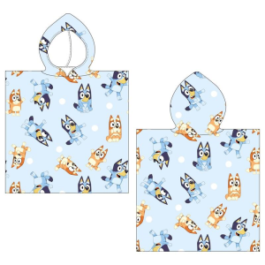 Poncho toalla Bluey microfibra Poncho toalla Bluey microfibra