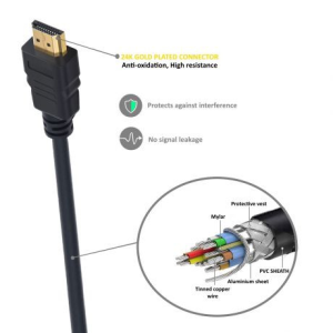 Ewent EC1323 cable HDMI 8 m HDMI tipo A (Estándar) Negro