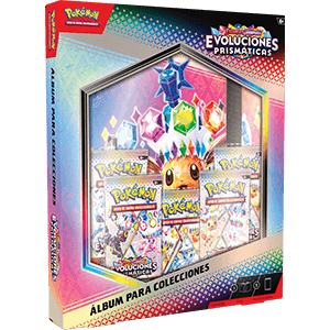 Album para colección Pokemon Escarlata y Púrpura Evoluciones Prismáticas (Castellano)