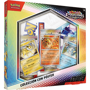 Pack de cartas con poster Pokemon Escarlata y Púrpura Evoluciones Prismáticas (Castellano) para Merchandising en GAME.es